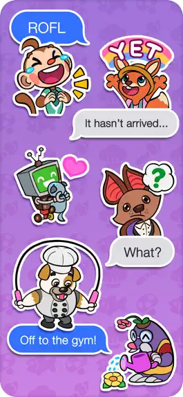 Game screenshot RoyalABC Stickers apk