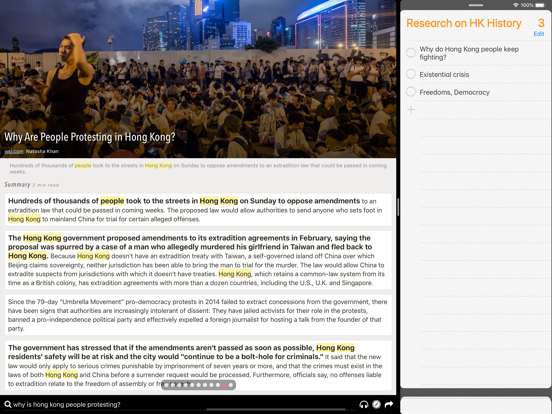 Screenshot #6 pour WonderSwipe Research on the go