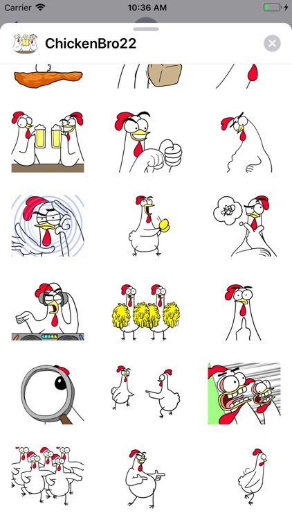 Chicken Bro 22 Sticker Pack