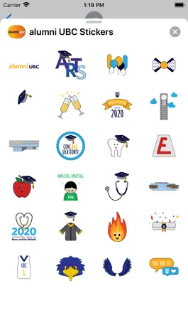 Game screenshot alumni UBC Stickers apk