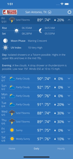 WOAI 4 Zone Weather(圖2)-速報App