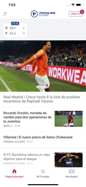 Fichajes fútbol: mercado(圖1)-速報App