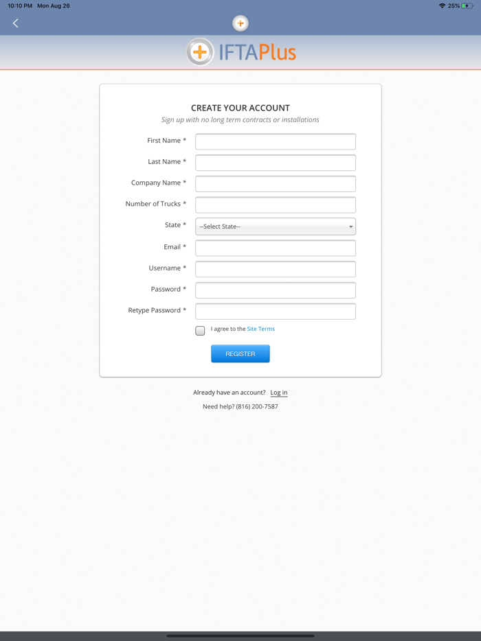 IFTA Plus - Driver App