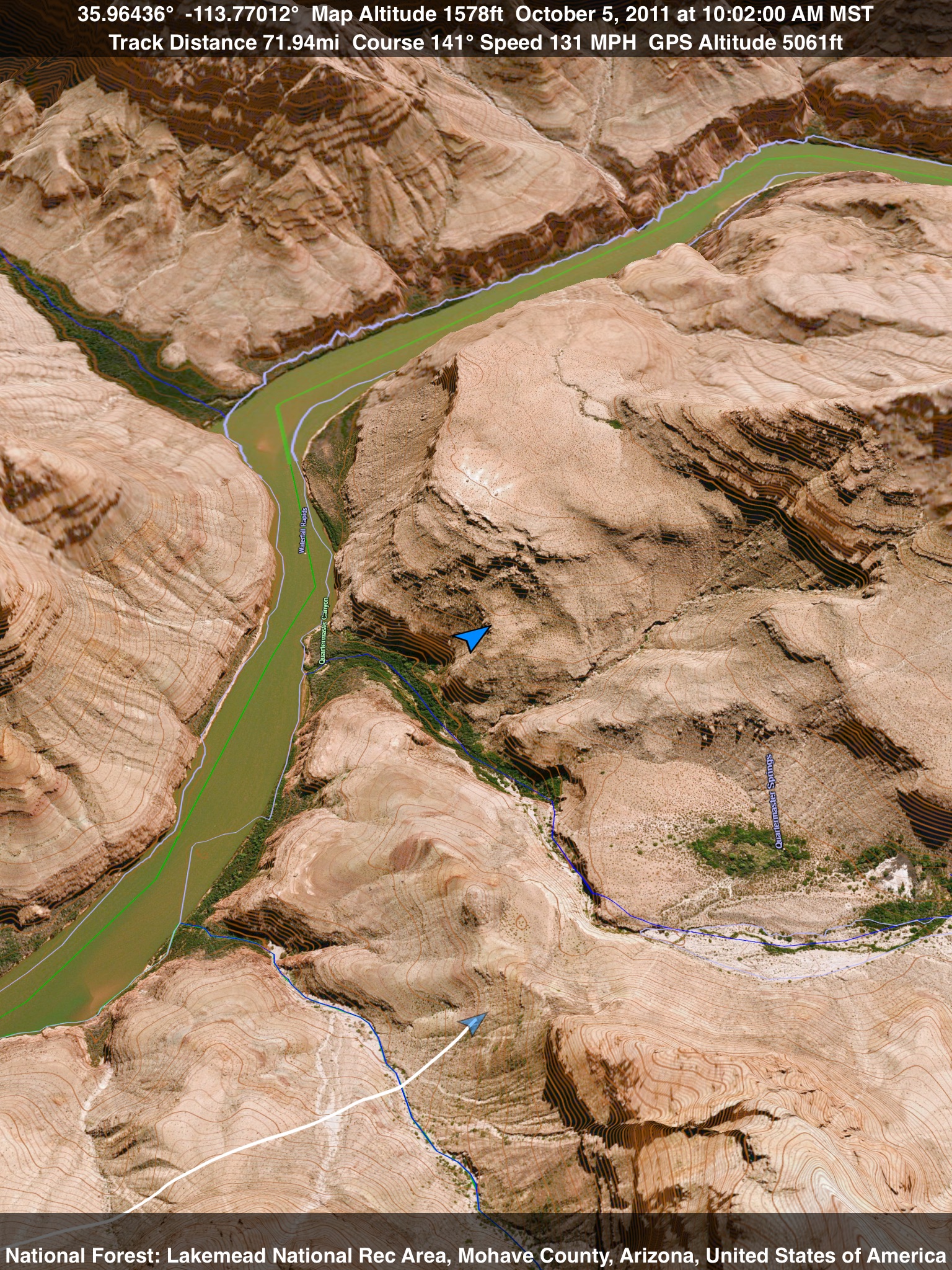 Scenic Map Grand Canyon screenshot 2
