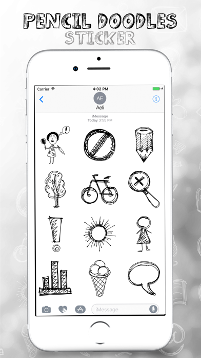 How to cancel & delete Pencil Doodles Stickers Pack from iphone & ipad 2