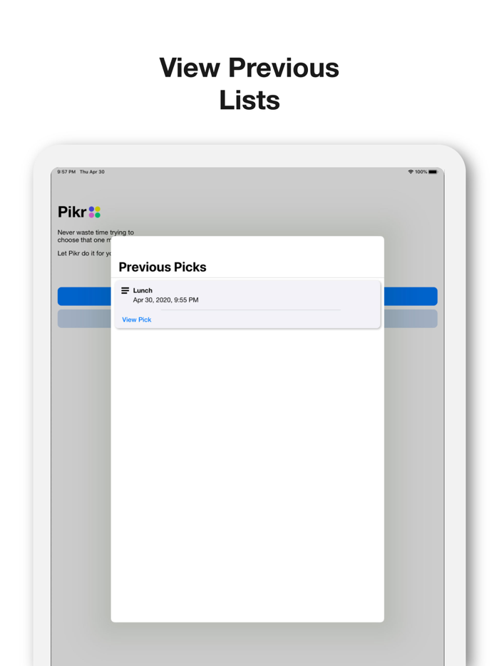 Pikr - Decisions Made Easy