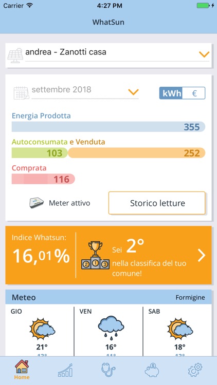 WhatSun l'app del fotovoltaico