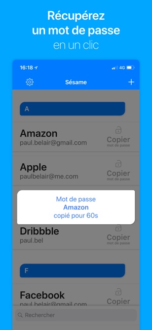 Sésame Gestion de mot de passe(圖5)-速報App