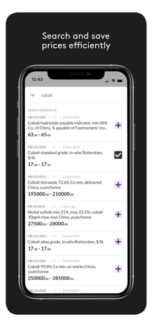 Fastmarkets Dashboard(圖5)-速報App