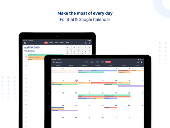 Tiny Calendar - Sync with Google Calendar screenshot