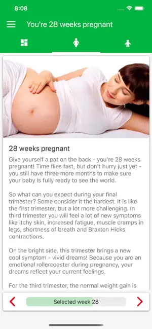 Captura de Pantalla 6 Pregnancy App. iphone