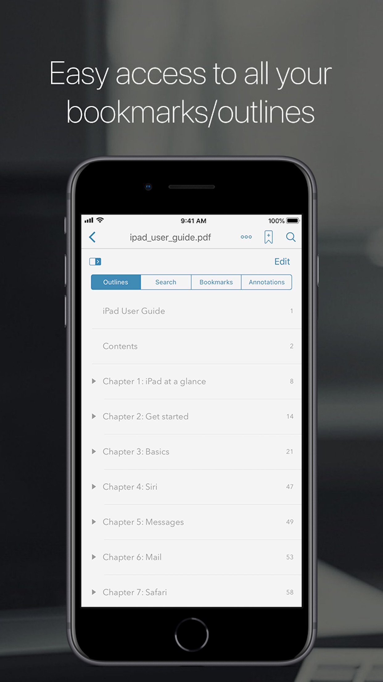 Screenshot do app PDF Reader Pro Edition®