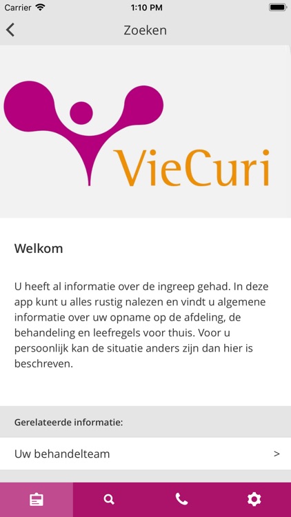 VieCuri Behandelapp 2.0