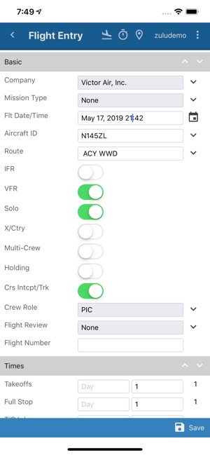 ZuluLog Pilot Logbook(圖2)-速報App