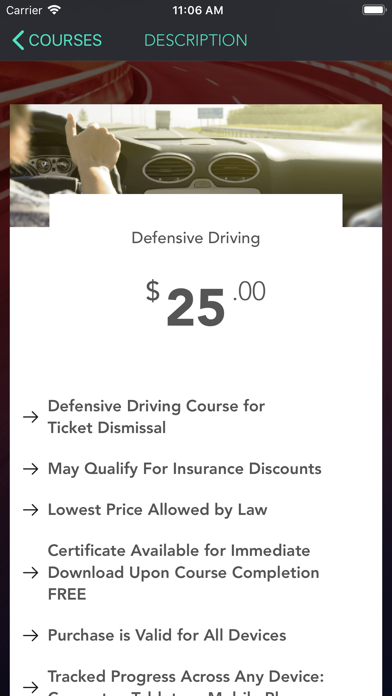 How to cancel & delete Texas Defensive Driving from iphone & ipad 4