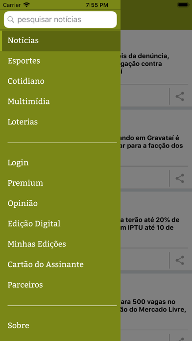 How to cancel & delete Correio de Gravataí from iphone & ipad 2