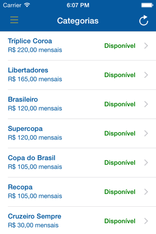 CruzeiroApp screenshot 4