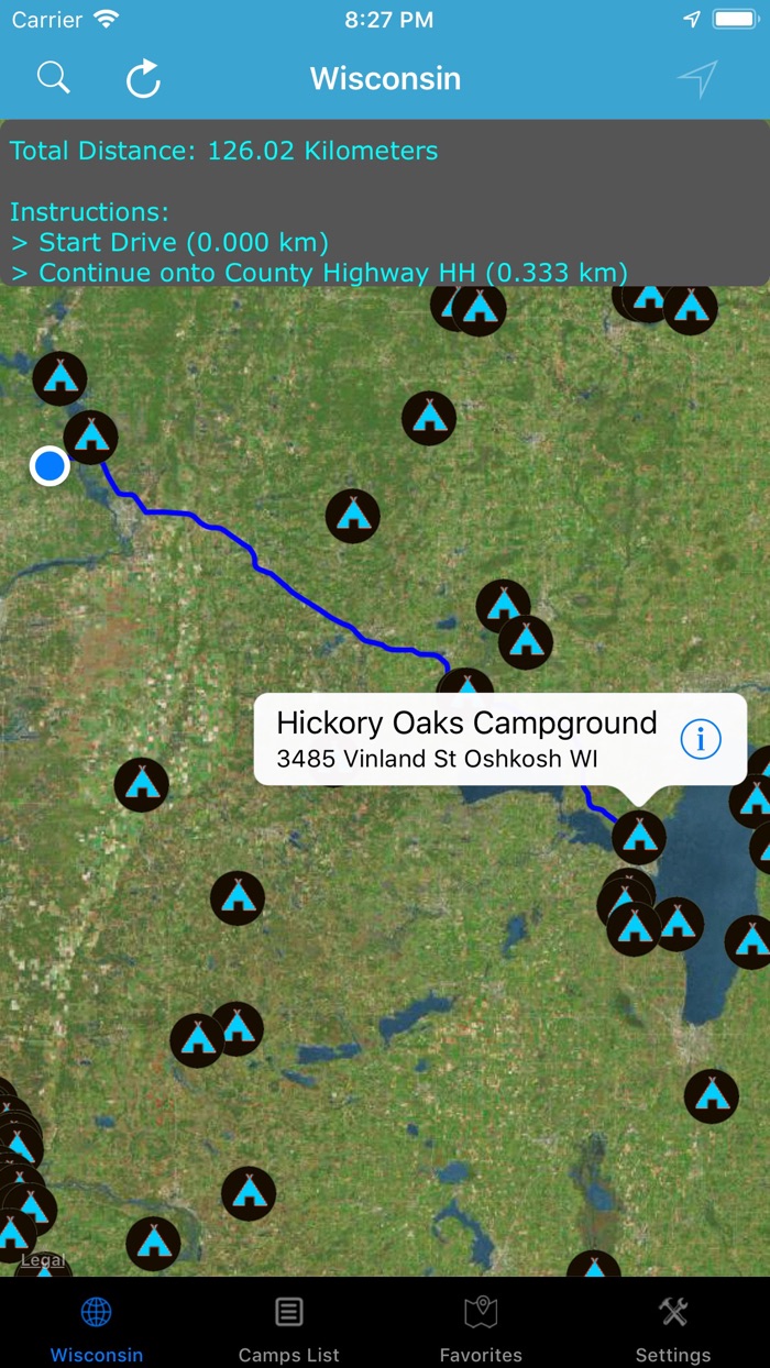 Wisconsin  Minnesota Camps RV