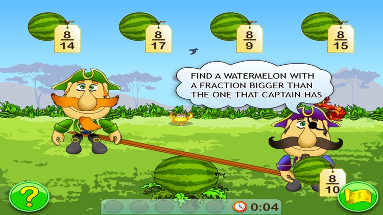 Fractions. Smart Pirates
