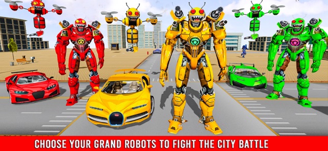Bee Robot Transform Game 3D, game for IOS