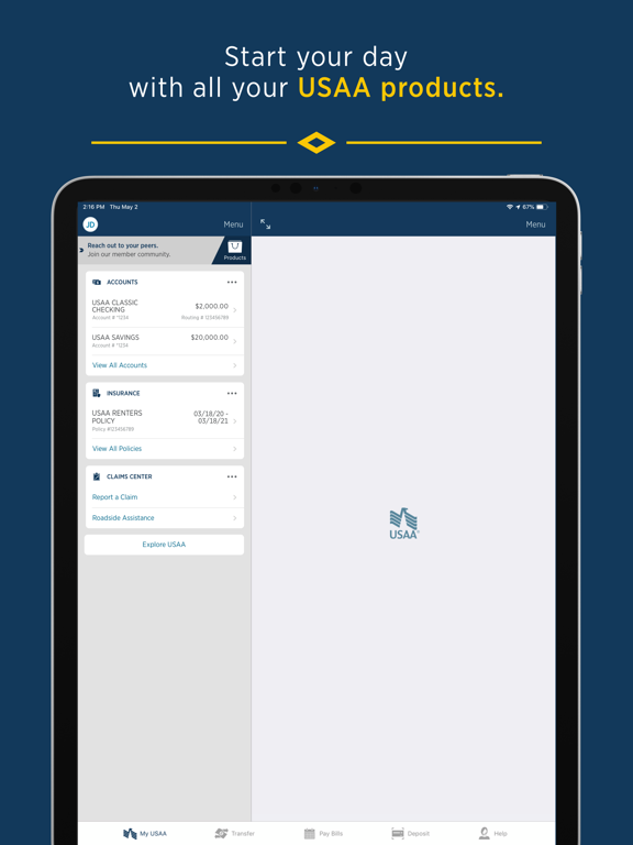USAA Mobile screenshot