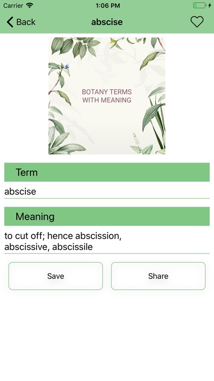 Botany Terms With Meaning screenshot-3