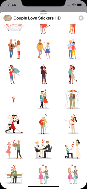 Adorable Couple Stickers HD(圖3)-速報App