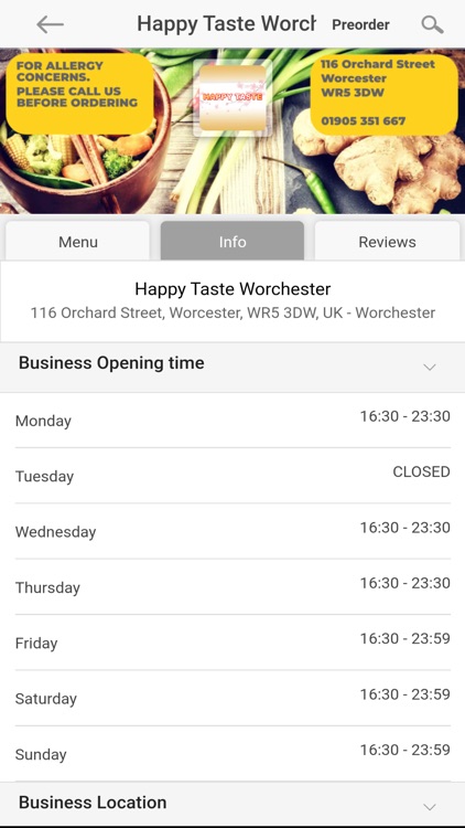 Happy Taste, Worcester screenshot-3