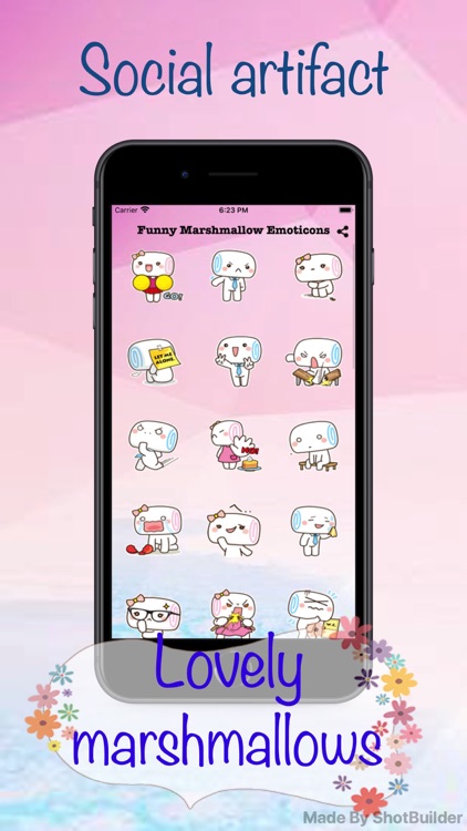 Funny Marshmallow Emoticons