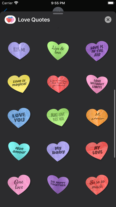 Love Quotes Stickers screenshot 4