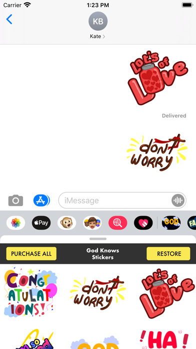 God Knows Stickers screenshot 2