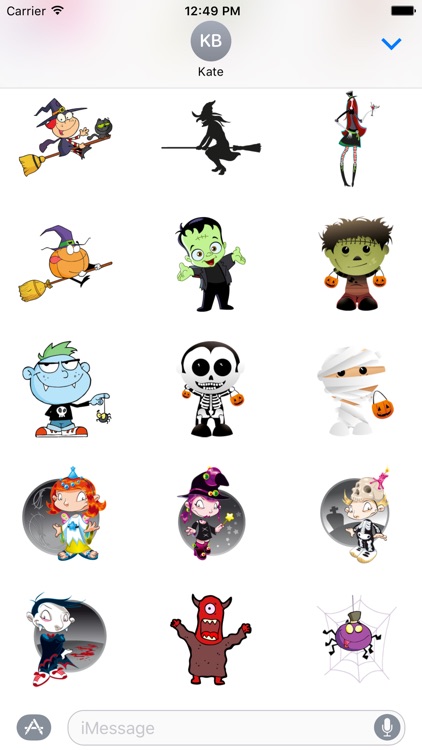 Halloween Monster Stickers