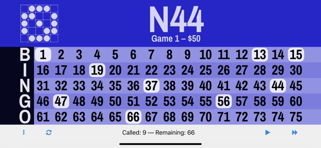 Bingo Board Digital Flashboard