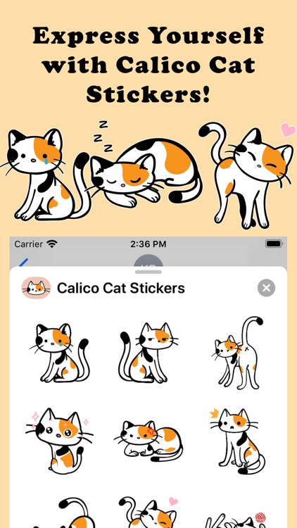 Calico Cat Stickers