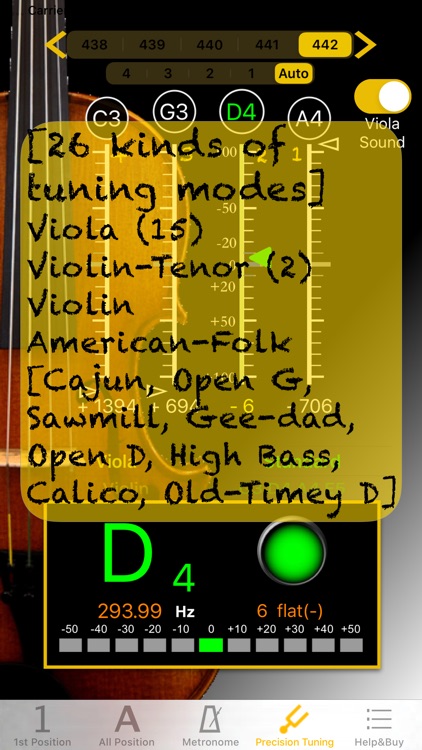 Viola Tuner - Pitch screenshot-4