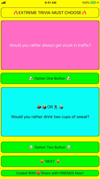 Would You Rather? Best Trivia