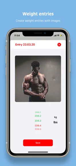 Game screenshot Weighttrack - Body Tracker apk