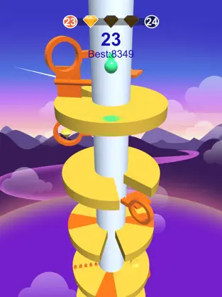 Screenshot 2 Hop Ball-Bounce On Stack Tower iphone