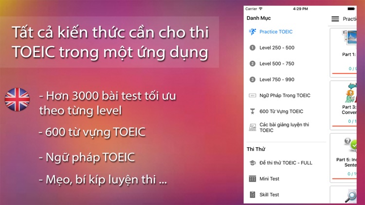 On Luyen Thi TOEIC®, Test