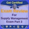 Get over 1000   study notes & exam quiz  & prepare the 3rd part of Supply management exam easily and guarantee higher score during the exam