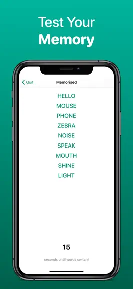 Game screenshot Memorised - Word Memory Game mod apk