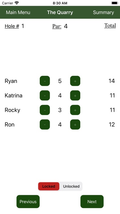 MyGolf Scorecard screenshot-4