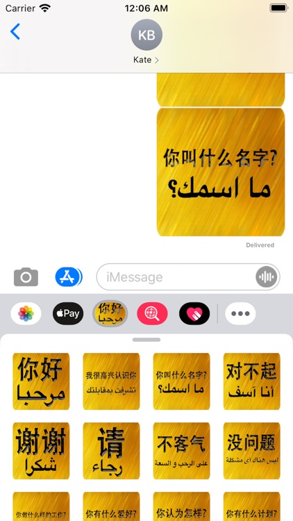 Chinese Arabic Sticker screenshot-5