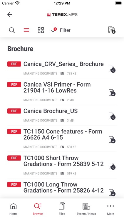 Terex MPS Portal screenshot-5