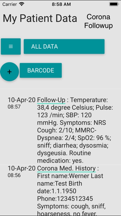 My Patient Data screenshot-9