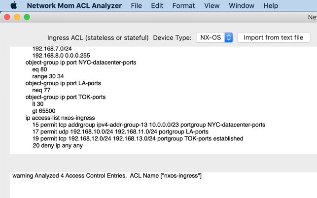 Network Mom ACL Analyzer(圖5)-速報App