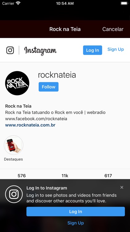 Rádio Rock Na Teia