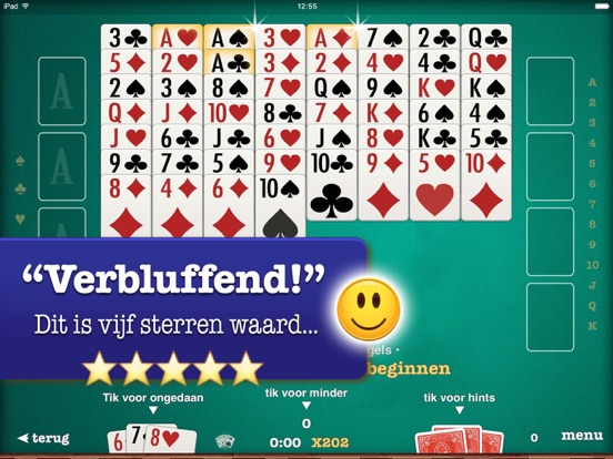 FreeCell ▻ Solitaire iPad app afbeelding 1