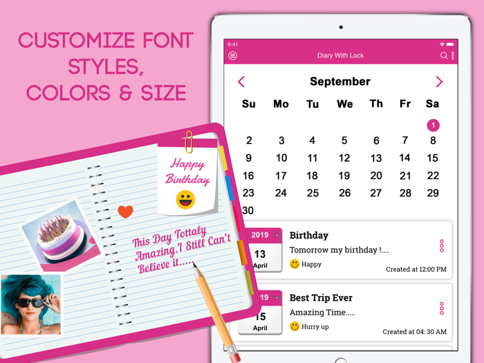 Secret Diary With Lock