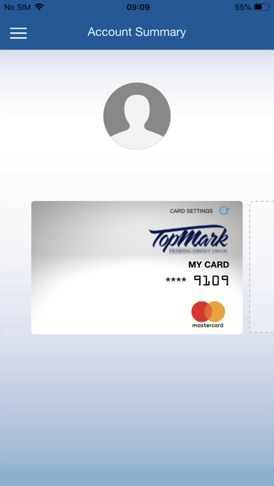 TopMark FCU Debit Card Manager screenshot 2